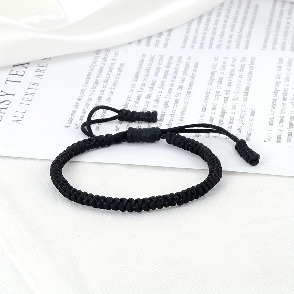 Waterproof Pure Thread Woven Bracelet for Casual Attire